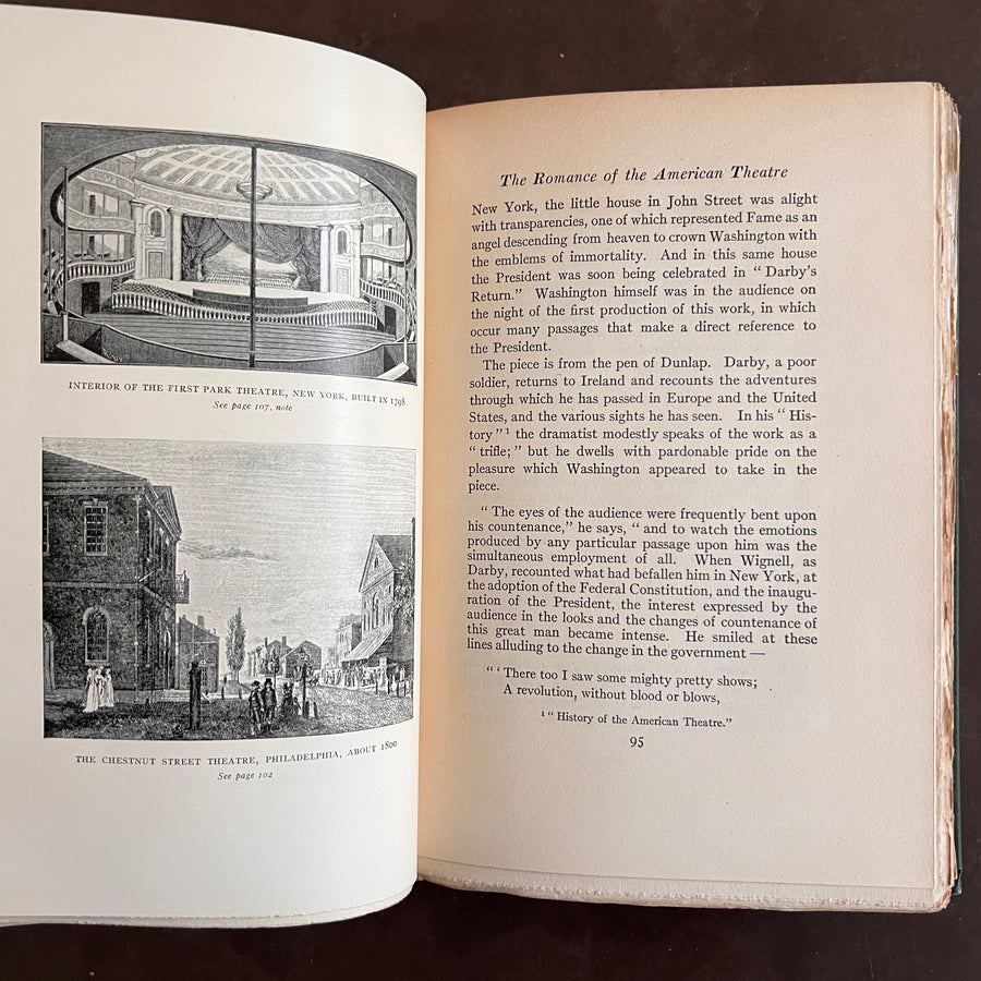 1913 - The Romance of the American Theatre, First Edition