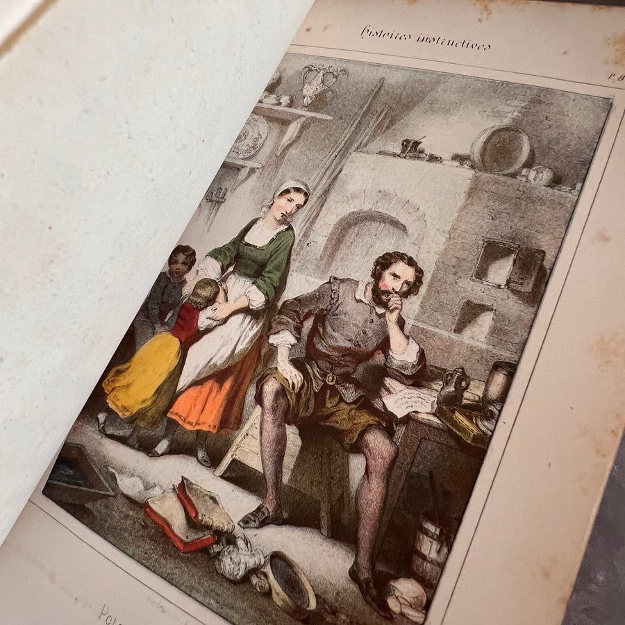 Histoires Instructives pour les Enfants | 1852 | Hand-colored Illustrations