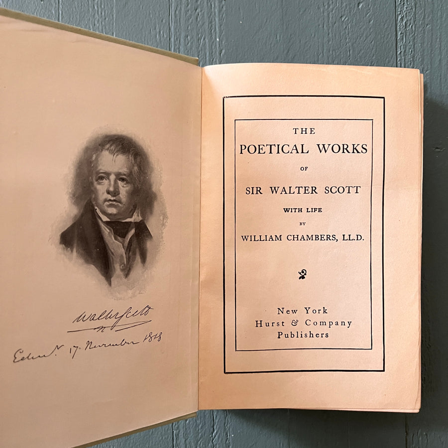 c.1885 - The Poetical Works of Sir Walter Scott