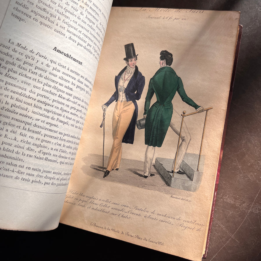La Mode de Paris: Bulletin Officiel Des Modes (1833-1834) | Hand-Colored Plates