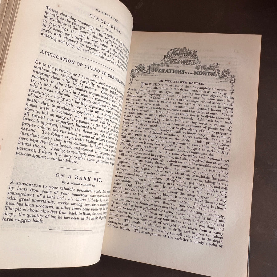 Floricultural Cabinet Book and Florist’s Magazine (1848) | With Hand-Colored Plates