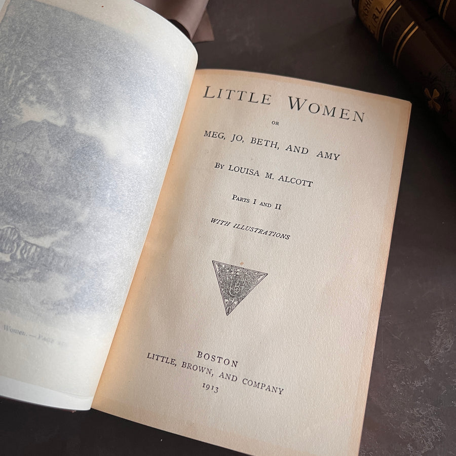Louisa M. Alcott Novels in Brown— Each Sold Individually
