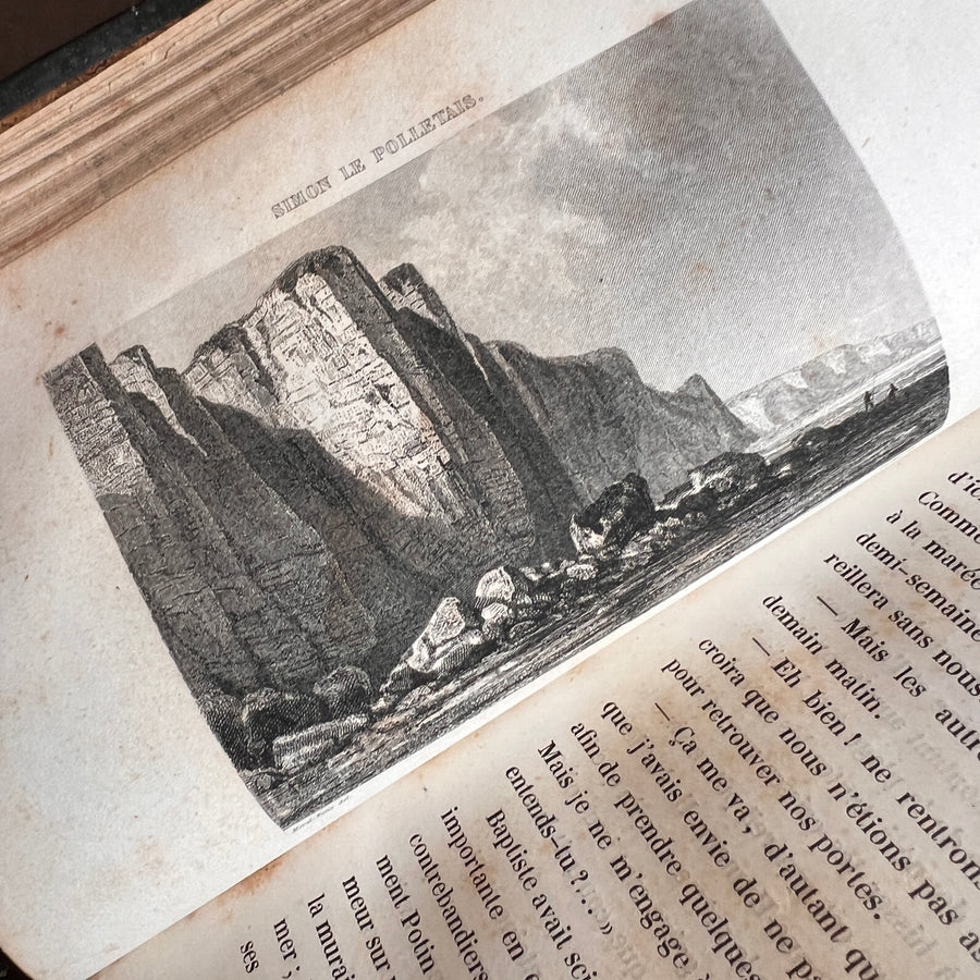 Simon le Polletais: Esquisses de Moeurs Maritimes | 1856 Third Edition | Gilt-Decorated Pride Binding
