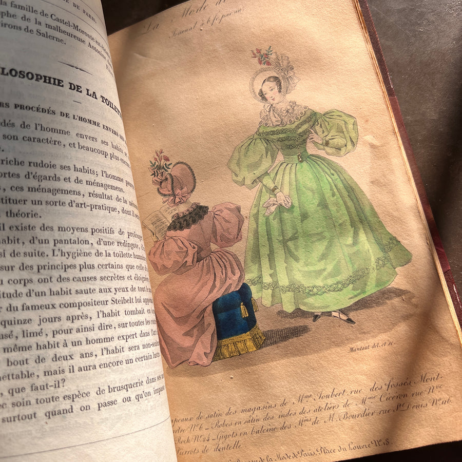 La Mode de Paris: Bulletin Officiel Des Modes (1833-1834) | Hand-Colored Plates