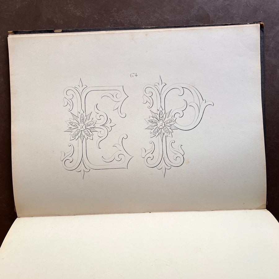 c.1880 - French Monogram Album