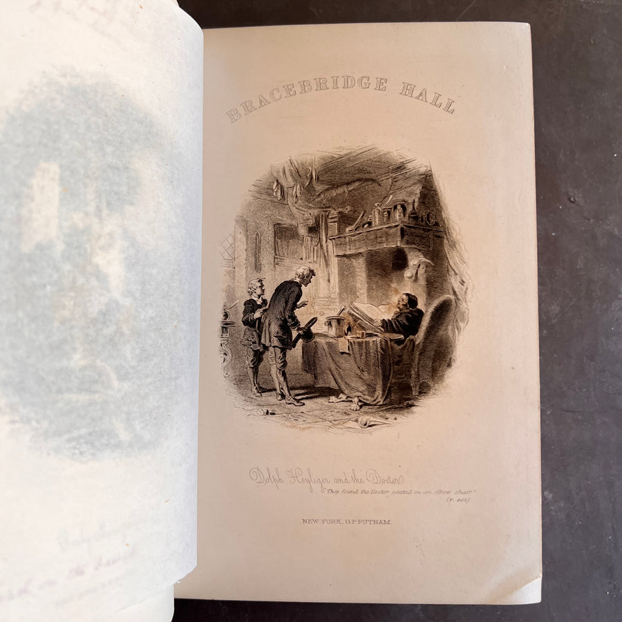 1869 - Washington Irving’s- Bracebridge Hall. Or The Humorists. A Medley, By Geoffrey Crayon, Gent