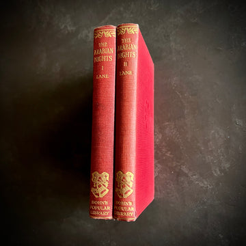 The Arabian Nights’ Entertainment - 2 Volume Set (Bohn’s Popular Library, 1925 & 1928)