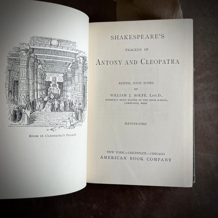 1904- William Shakespeare’s Hamlet, Antony and Cleopatra & The Winter’s Tale