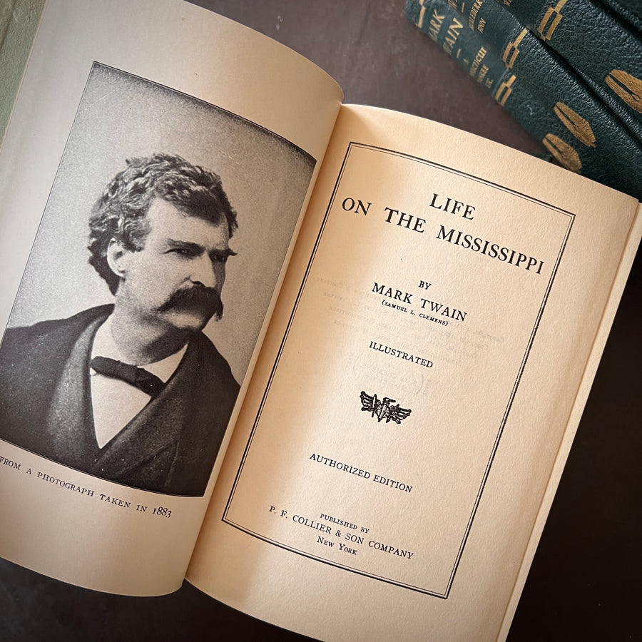 Mark Twain — Authorized Edition Set (Collier & Son, c.1917) — Illustrated, Six Volumes