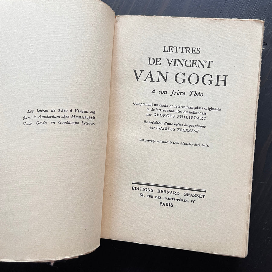 1937 - Lettres De Vincent Van Gogh To His Brother Theo