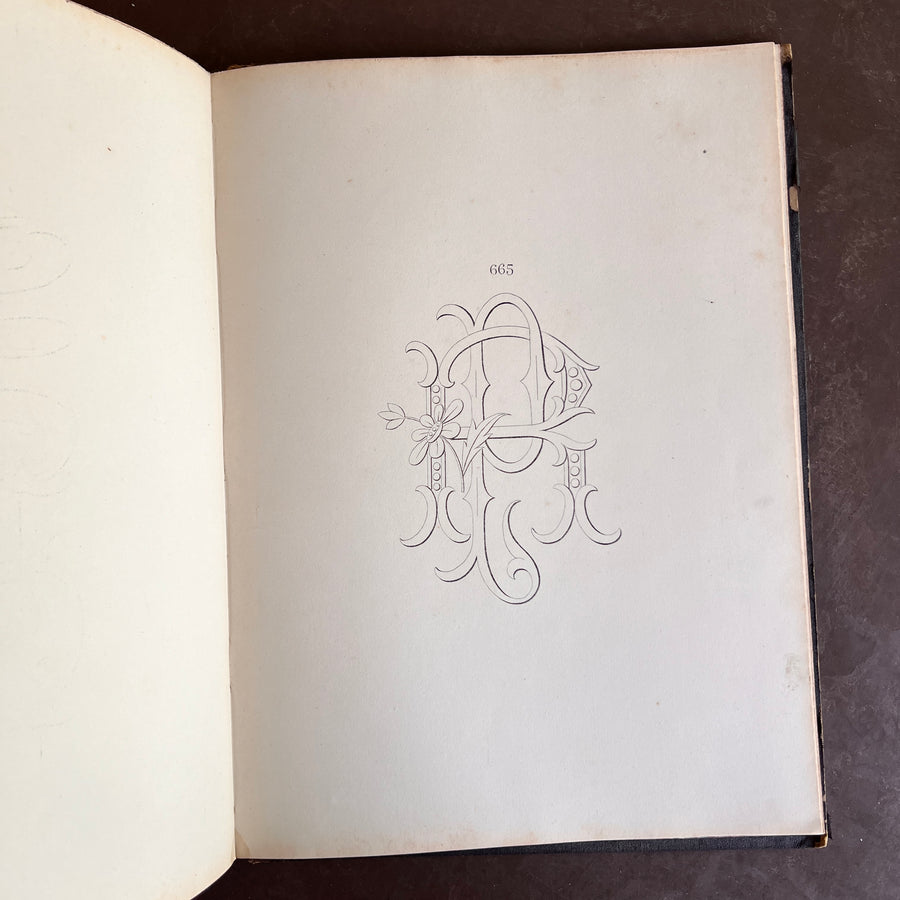 c.1880 - French Monogram Album