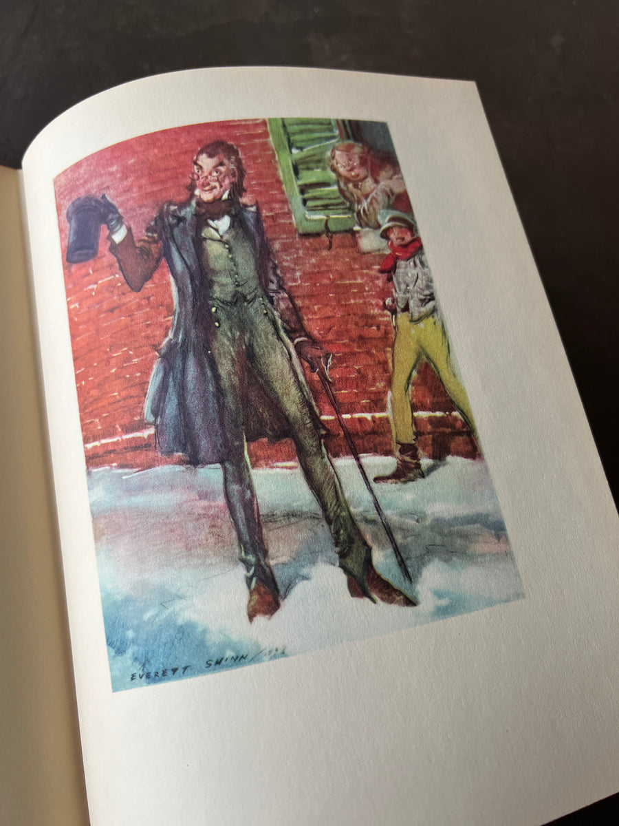 A Christmas Carol by Charles Dickens (1938) – Illustrated by Everett Shinn, Garden City Publishing