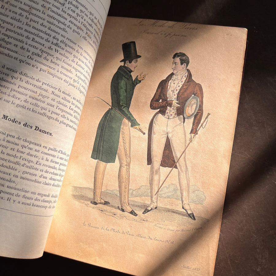 La Mode de Paris: Bulletin Officiel Des Modes (1833-1834) | Hand-Colored Plates