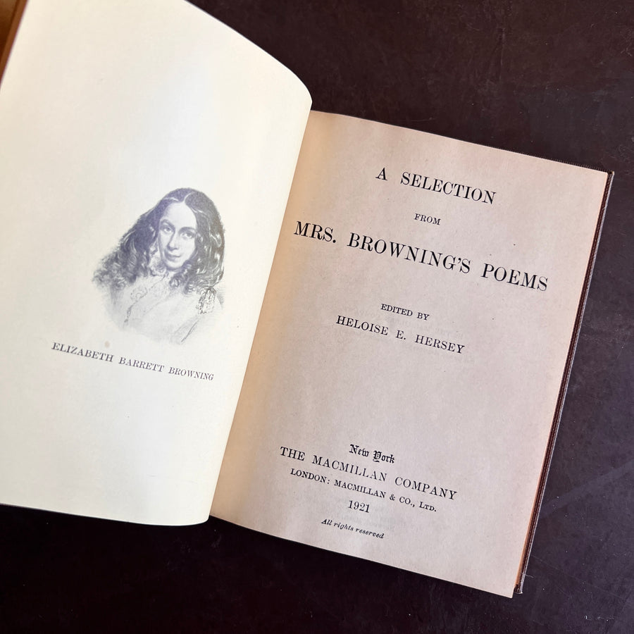 1921 - A Selection From Mrs. Browning’s Poems