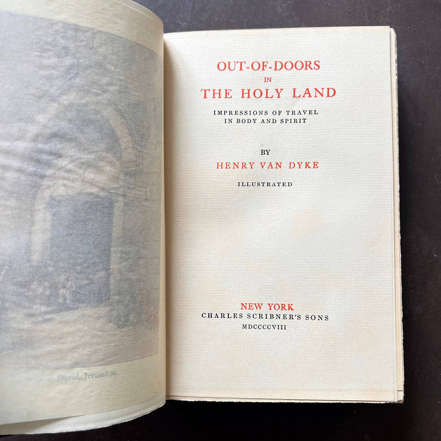 1908 - Out-Of-Doors In The Holy Land, First Edition
