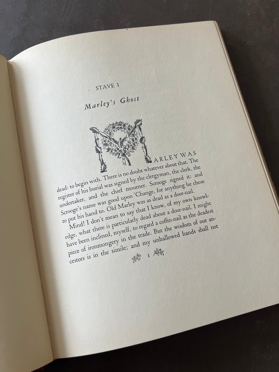 A Christmas Carol by Charles Dickens (1938) – Illustrated by Everett Shinn, Garden City Publishing