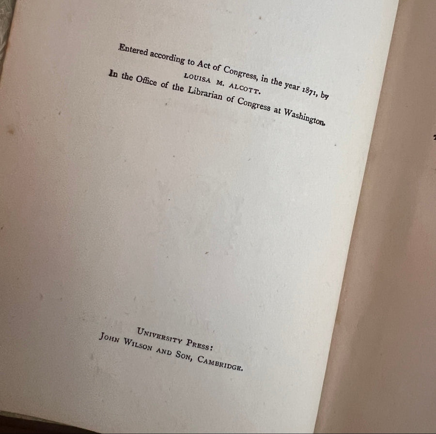 Little Men (1882) by Louisa May Alcott — Illustrated Roberts Brothers Edition — Decorative Victorian Binding