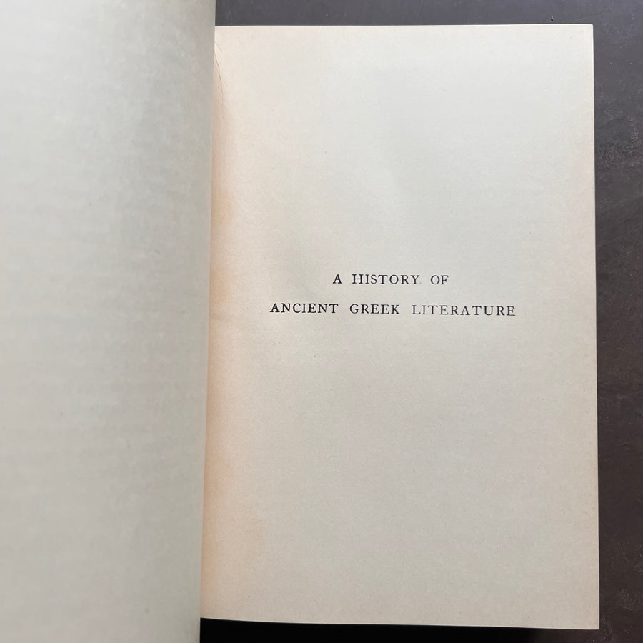 1906 A History Of Ancient Greek Literature Honey Bee Mill 1906-a-history-of-ancient-greek-literature-honey-bee-mill
