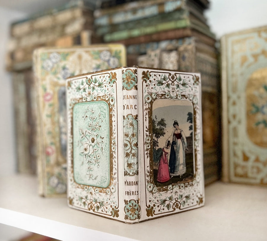 1853 Jeanne d’Arc ou l’Héroïne de Vaucouleurs – French Cartonnage Romantique Binding by Martial Ardant Frères, Limoges & Paris