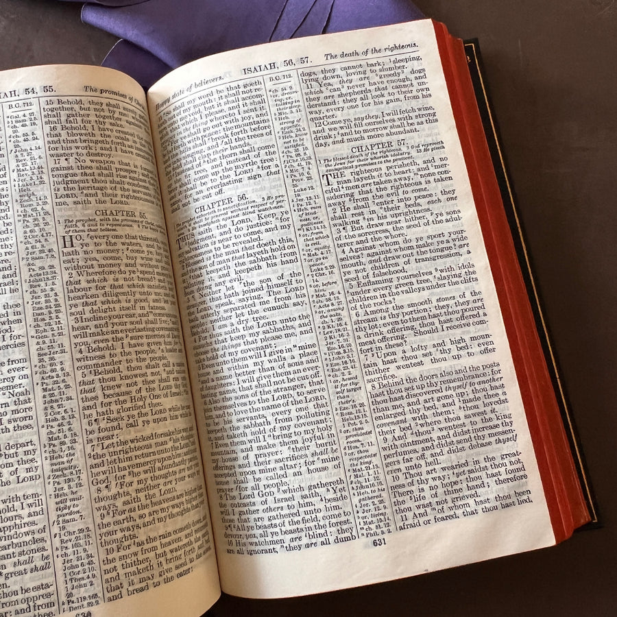 The Holy Bible — King George V Coronation Edition (1911) | Fine Leather Royal Presentation Binding | Eyre & Spottiswode