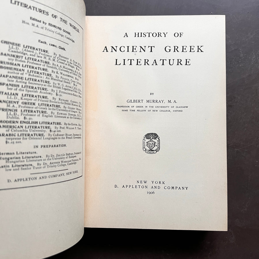 1906 A History Of Ancient Greek Literature Honey Bee Mill 1906-a-history-of-ancient-greek-literature-honey-bee-mill
