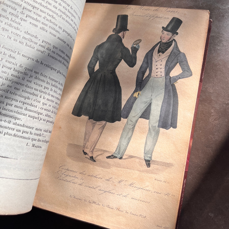 La Mode de Paris: Bulletin Officiel Des Modes (1833-1834) | Hand-Colored Plates