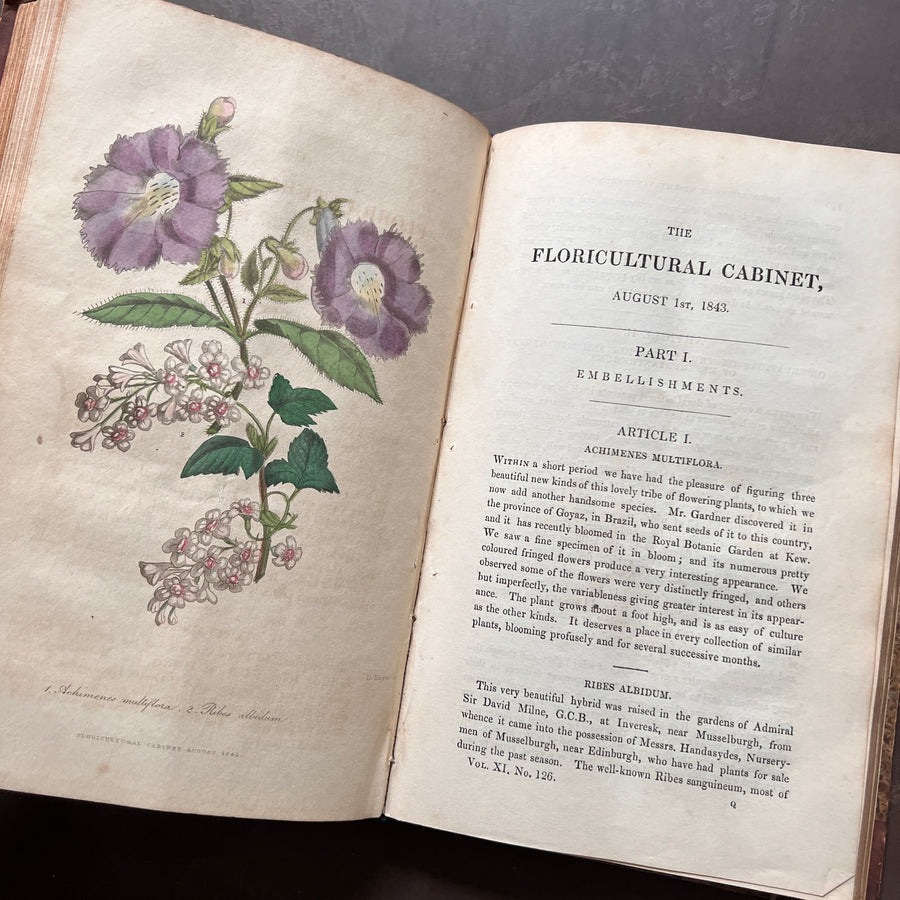1843 - The Floricultural Cabinet and Florist’s Magazine, (Jan.-Dec. 1843)