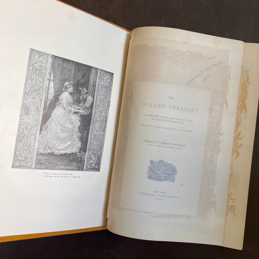 1890 - The Golden Treasury of the Best Songs and Lyrical Poems in the English Language