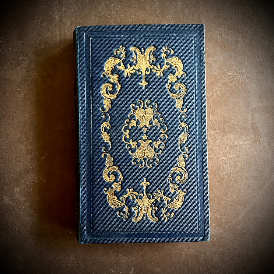 Le Magasin des Enfas ou Dialogues D’Une Sage Gouvernante Avec Ses Eleves  — Mme Leprince de Beaumont | Mid-19th Century French Edition | 2 Volumes in 1 | Fine Gilt-Decorated Binding