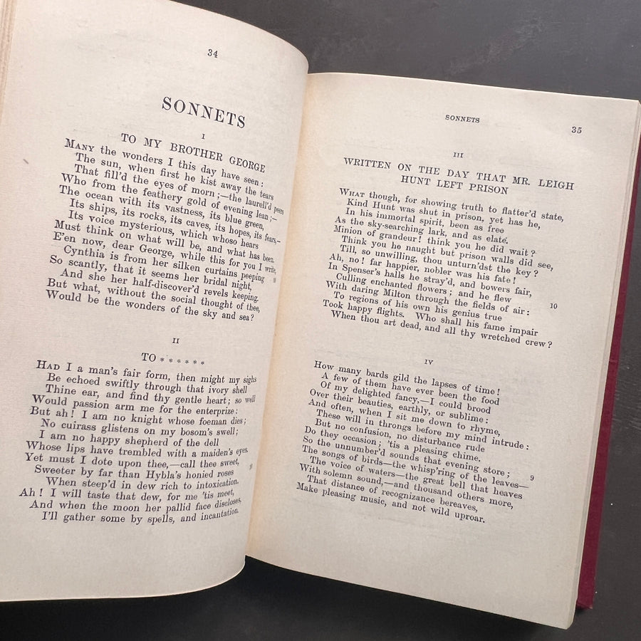 1912 - The Poetical Works of John Keats