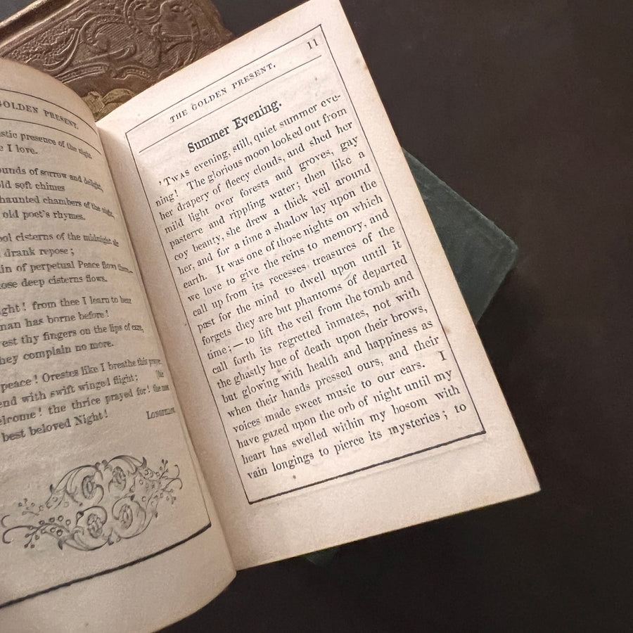 Victorian Miniature Books – 19th-Century Gilt Gift Volumes of Poetry & Sentiment (1840s)