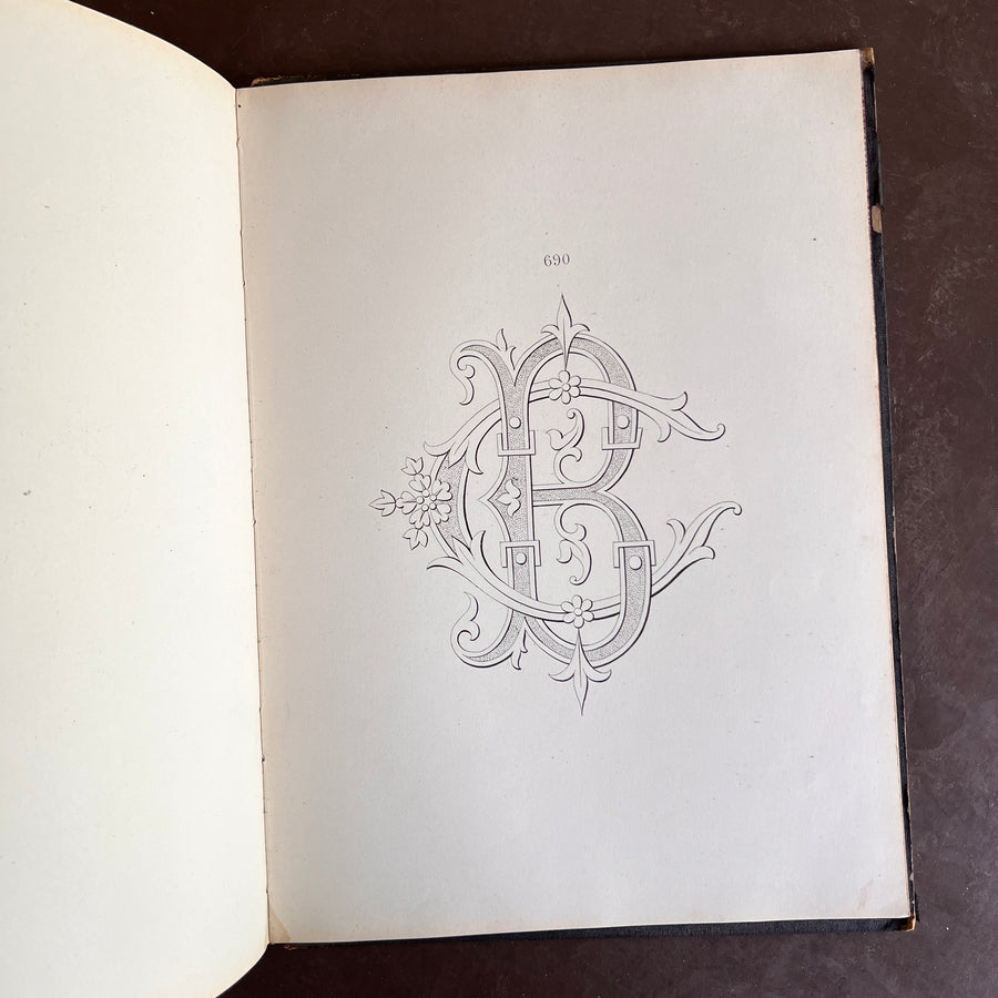 c.1880 - French Monogram Album