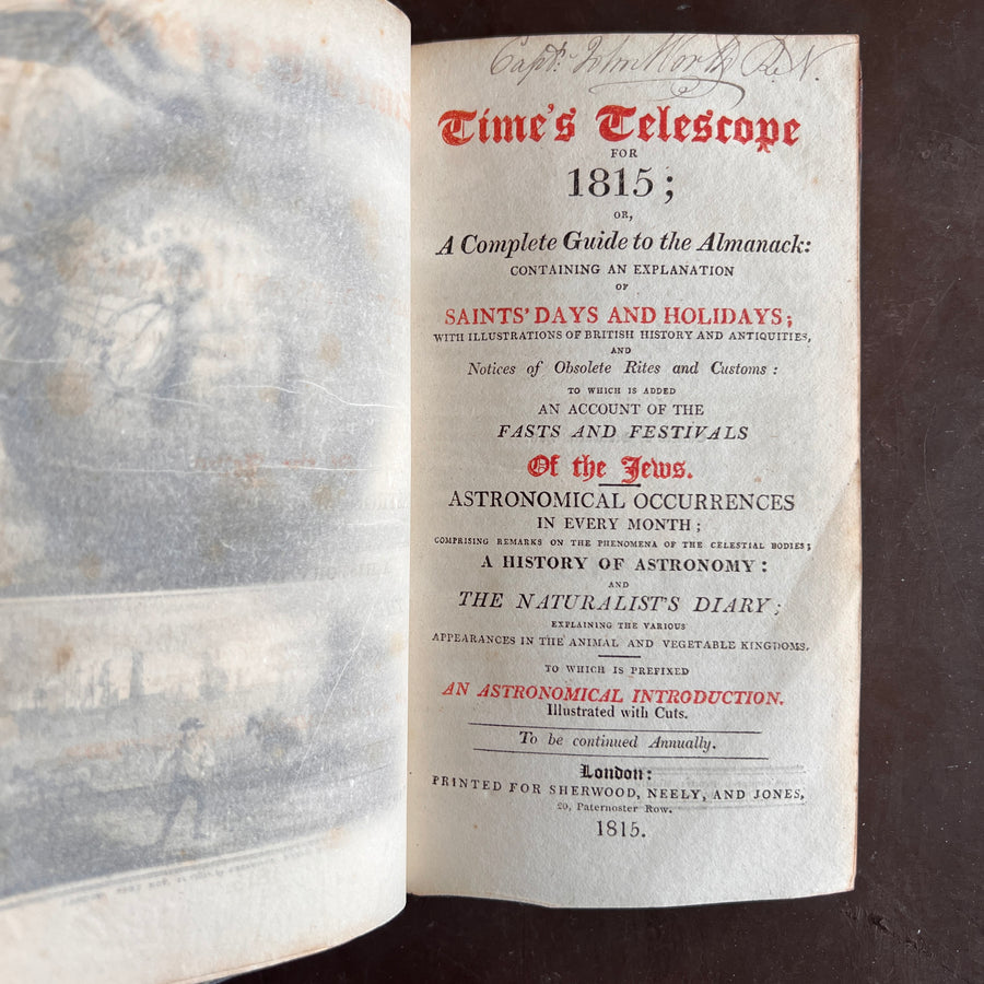 Time’s Telescope for 1815; A Complete Guide To The Almanack