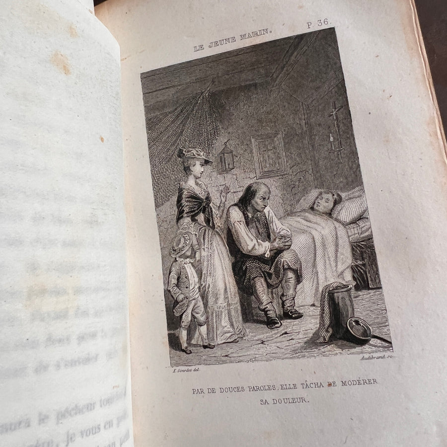 Le Jeune Marin ou L’Éducation Maternelle by Mme Claire Guermante | 1852 | Illustrated