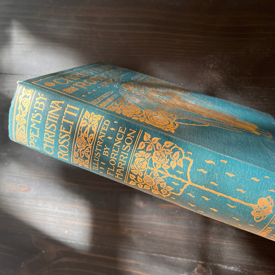 Poems by Christina Rossetti — Illustrated by Florence Harrison (1910), First American Edition)