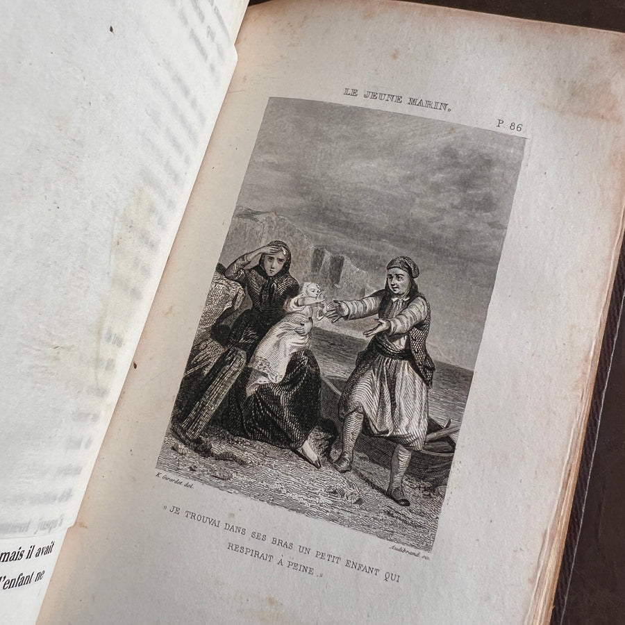 Le Jeune Marin ou L’Éducation Maternelle by Mme Claire Guermante | 1852 | Illustrated