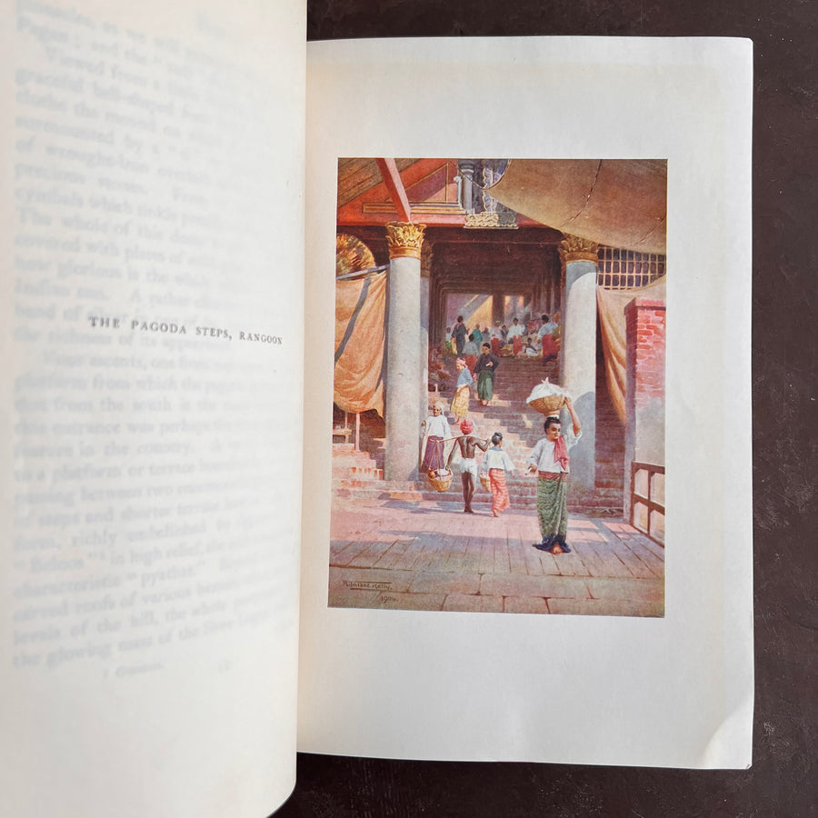 Burma Painted & Described by Talbot Kelly | First Edition, 1905 | A & C Black “Peacock Binding