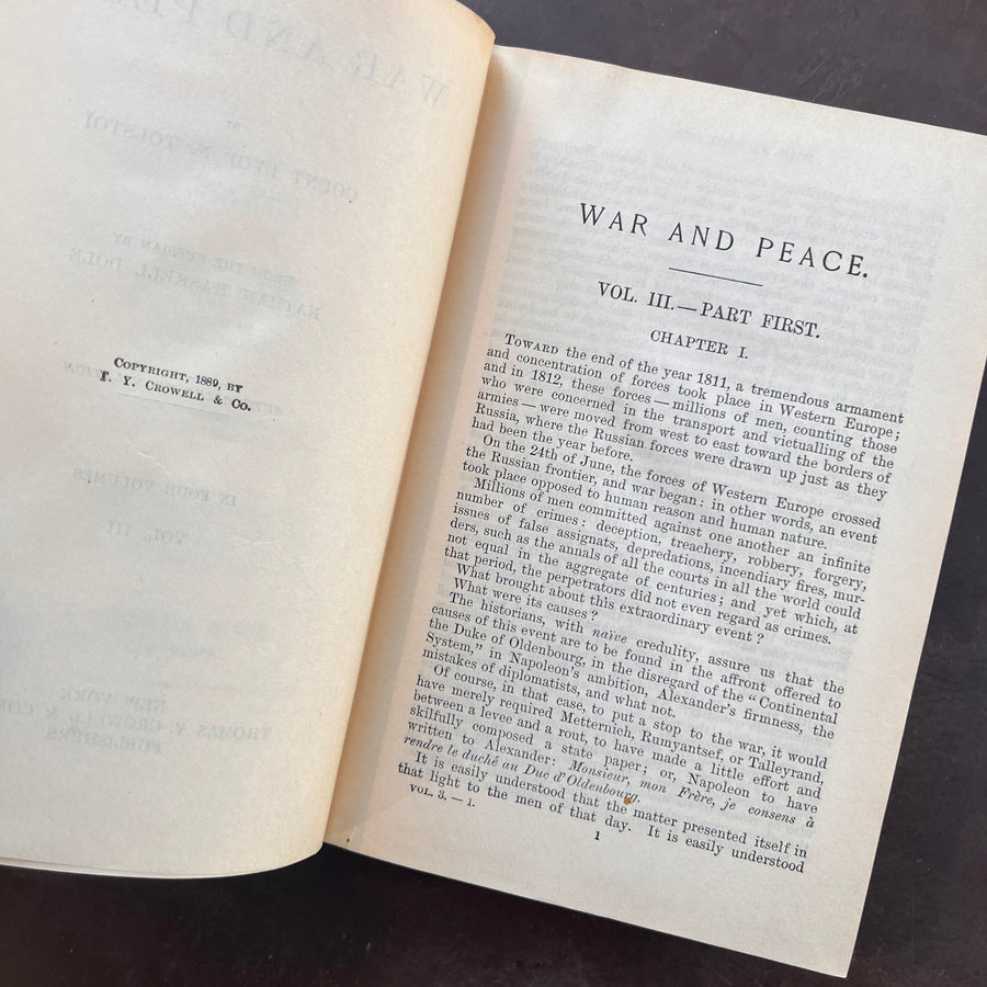 1889 - War and Peace