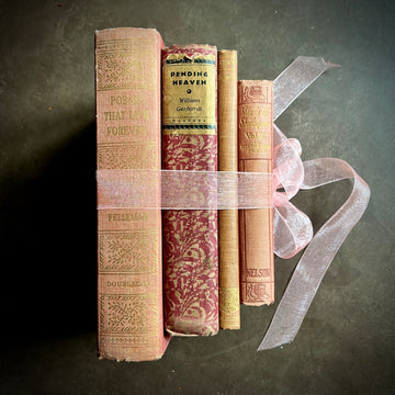 Vintage Shades of Pink Book Bundle