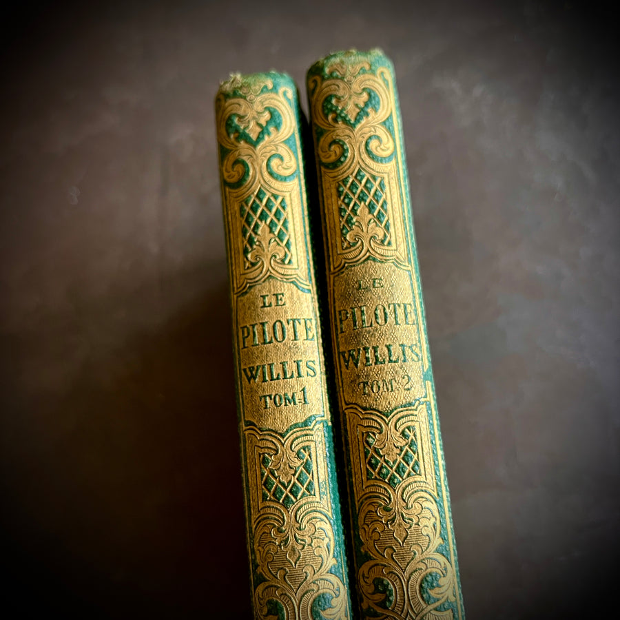 Le Pilote Willis by Adrien Paul | 1865 Complete 2-Volume Set | Illustrated