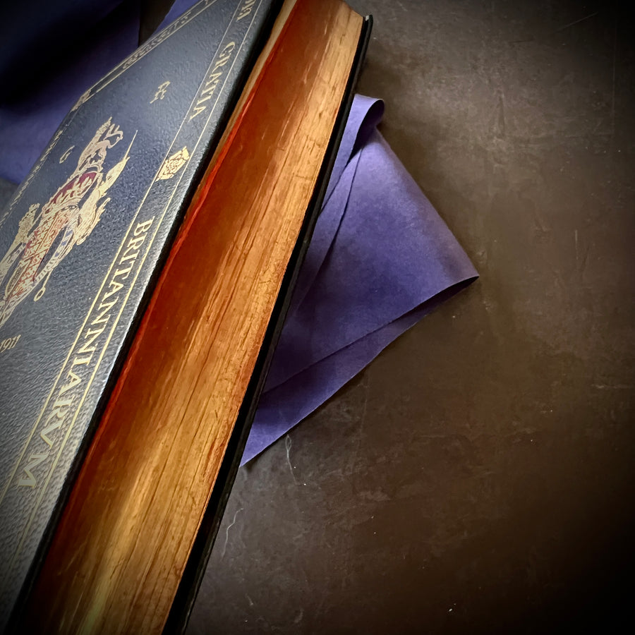 The Holy Bible — King George V Coronation Edition (1911) | Fine Leather Royal Presentation Binding | Eyre & Spottiswode