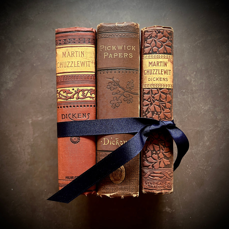 Dickens’ Antique Book Decor