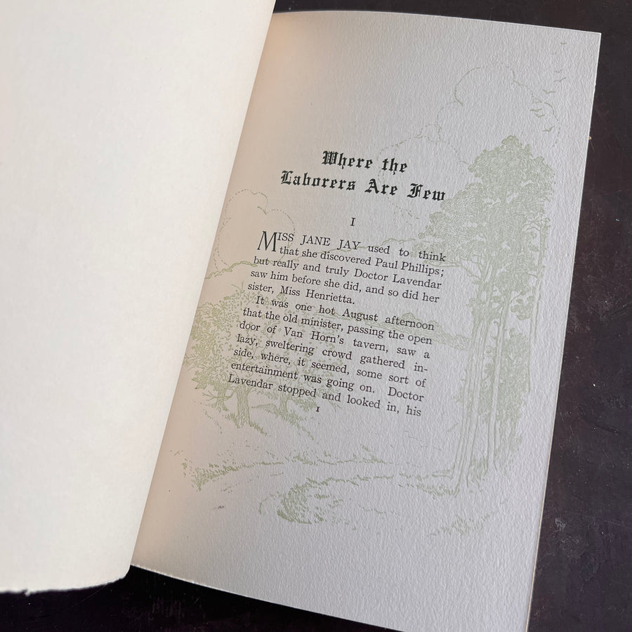 When the Laborers Are Few By Margaret Deland (1909) | Illustrated | Harper Edition| Art Nouveau Cover