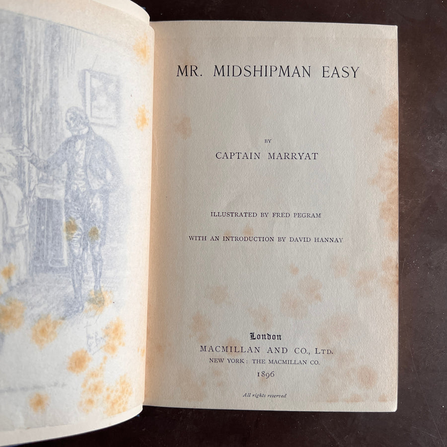 1896 - Mr. Midshipman Easy, Albert Turbayne Cover Design