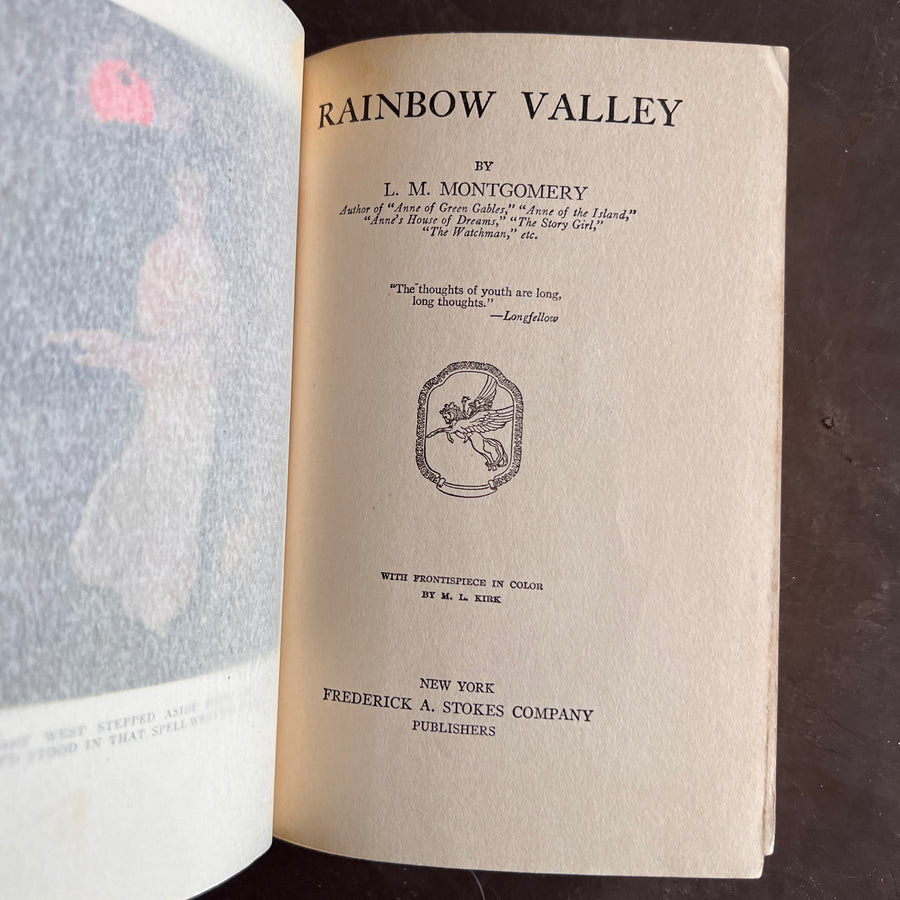 1919 - Rainbow Valley, First Edition