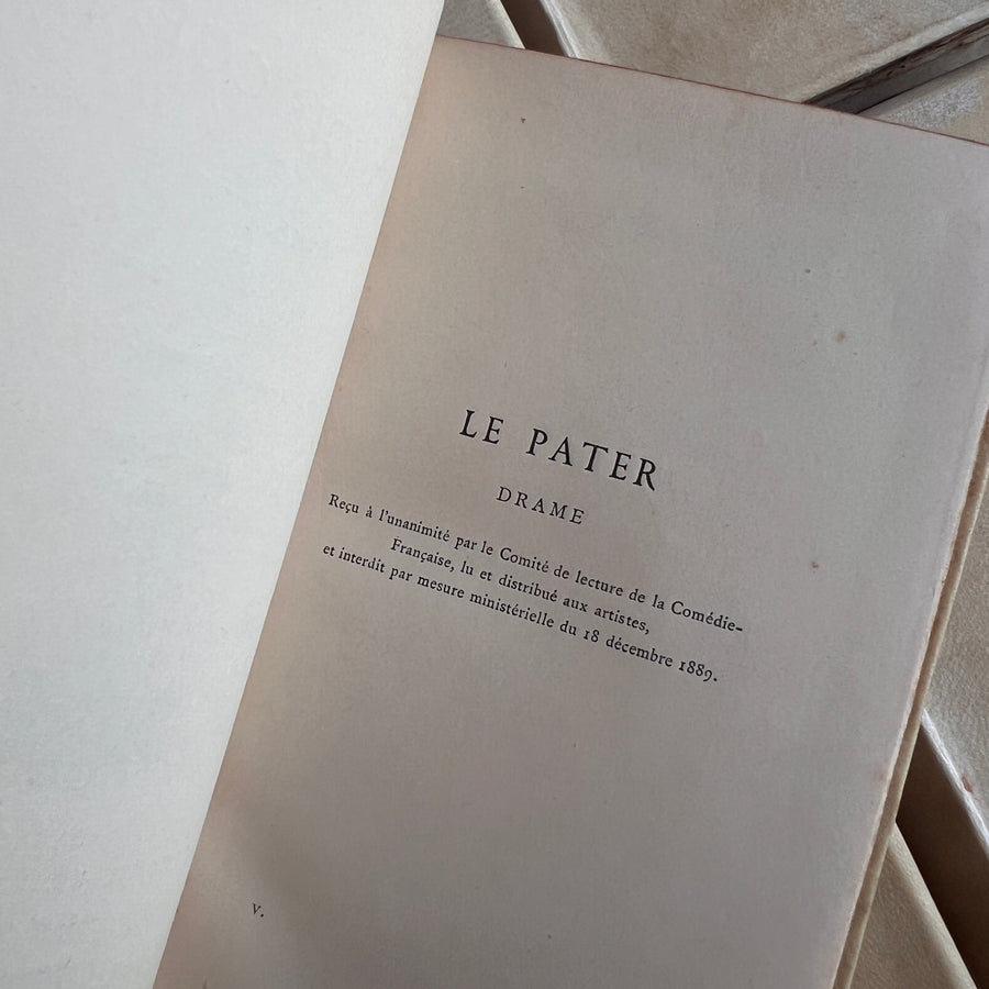 Œuvres de François Coppée | Complete 5-Volume Set in Full Vellum, Limited Edition | 1898
