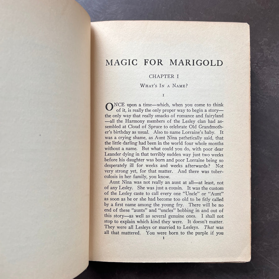 1929 - Magic for Marigold, First Edition