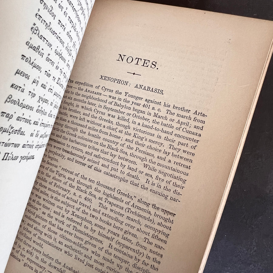 1872 - Greek Reader; Consisting of Selections From Xenophon, Plato, Herodotus, and Thucydides