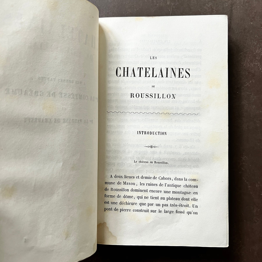 1852 - Les Chatelaines De Roussillon ou Le Quercy Au Seizeime Siecle