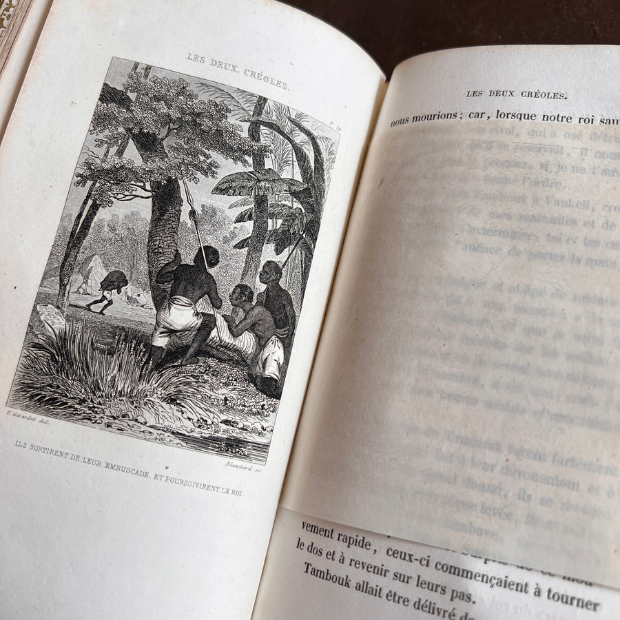 Les Deux Créoles by Mme L. Saunders | 1852 | Illustrated